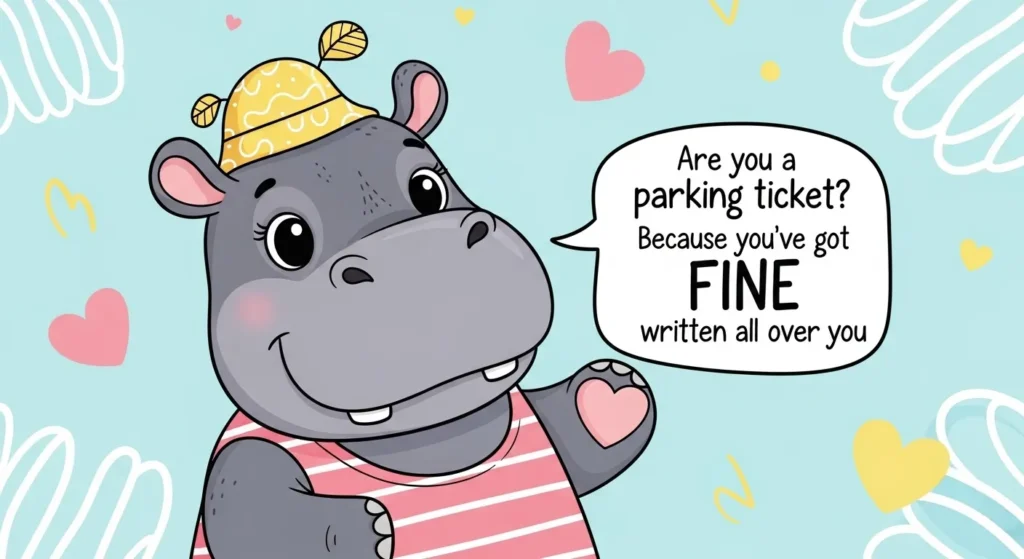 Cute Hippo Pickup Lines