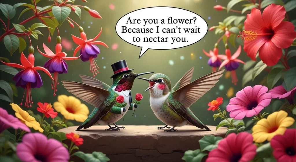 Cute Hummingbird Pickup Lines