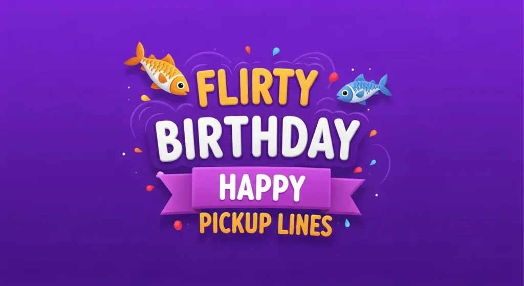 Flirty Fish Birthday Pickup Lines