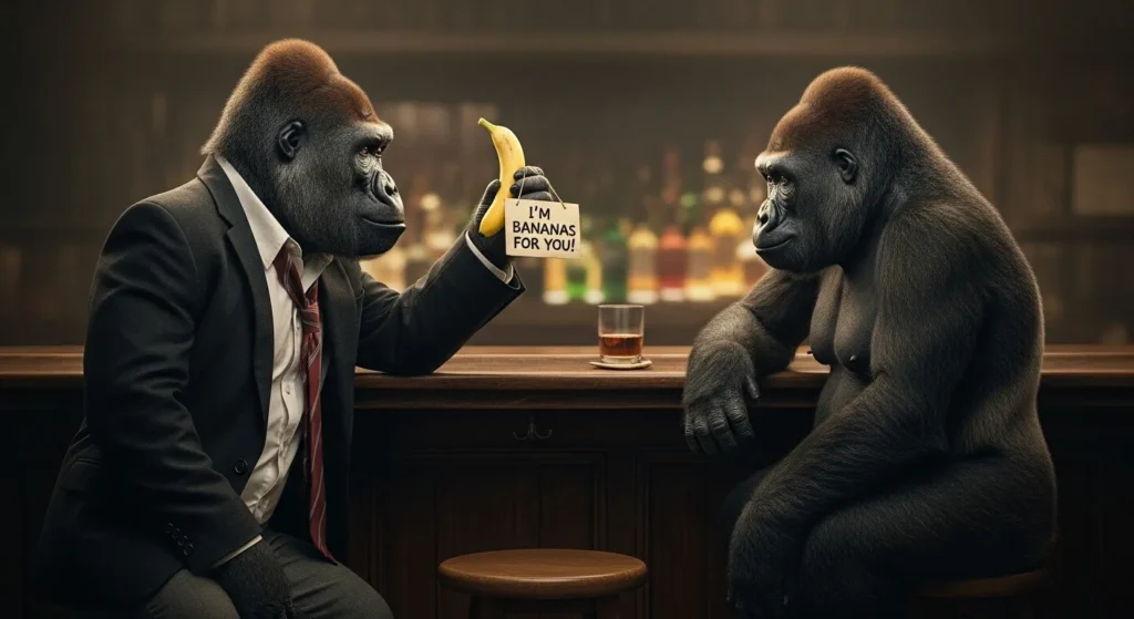 Flirty Gorilla Pickup Lines