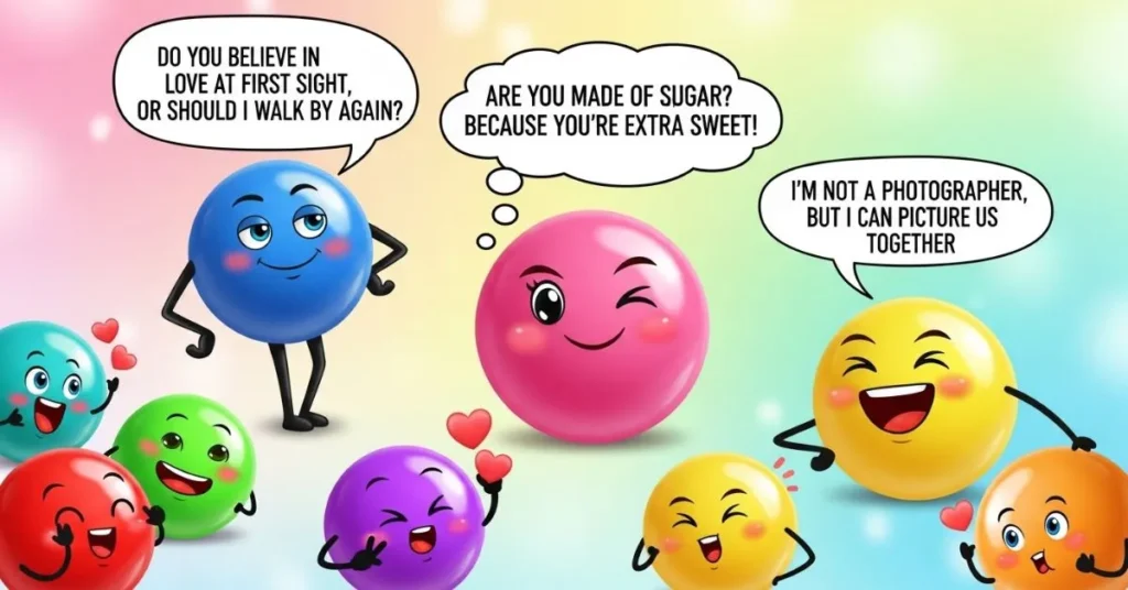 Flirty Gumball Pickup Lines