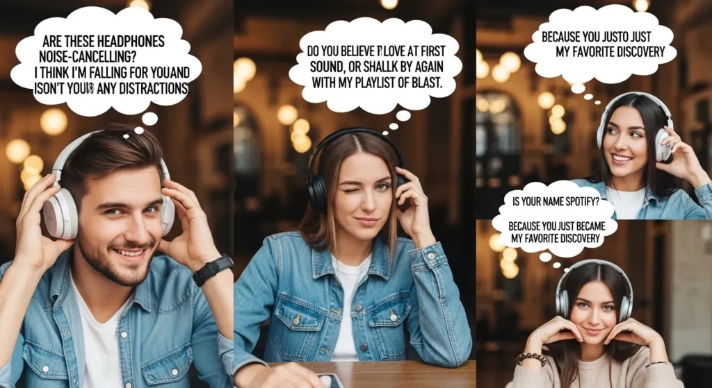 Flirty Headphone Pickup Lines