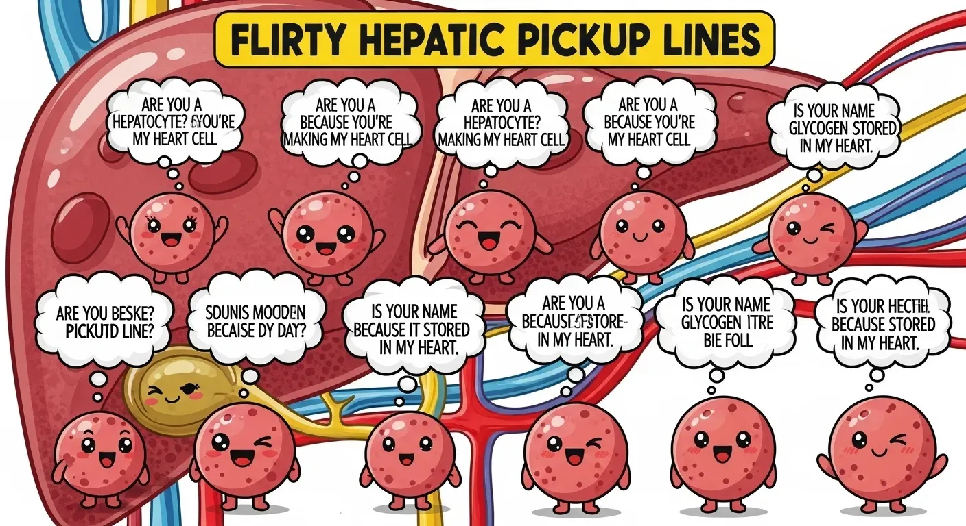 Flirty Hepatic Pickup Lines