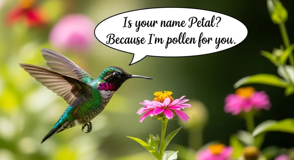 Flirty Hummingbird Pickup Lines