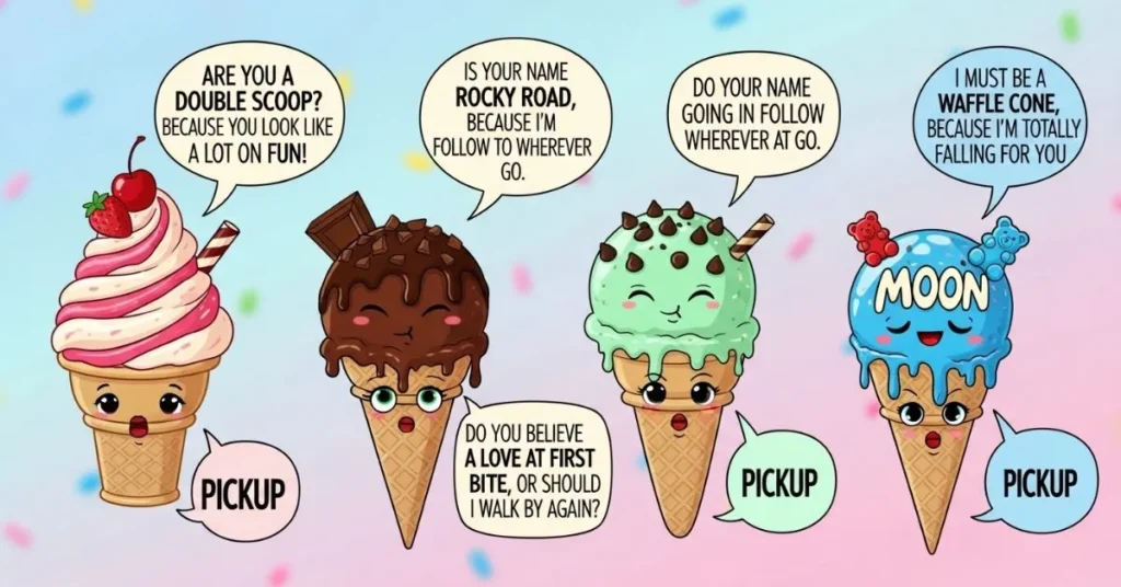 Flirty Ice Cream Pickup Lines