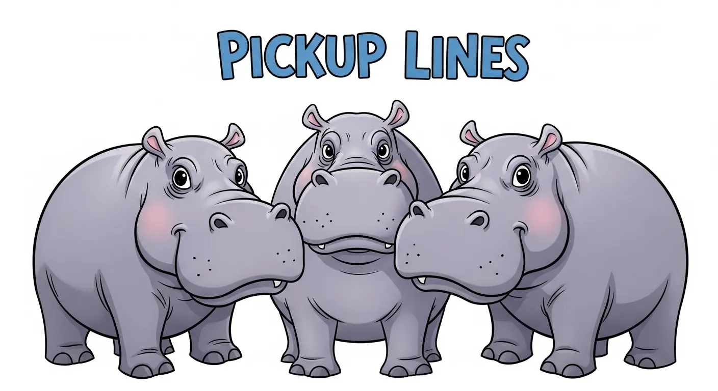Hippo Pickup Lines