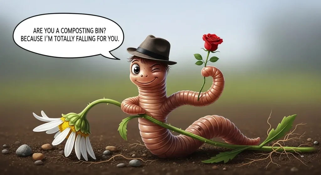 Romantic Earthworm Pickup Lines