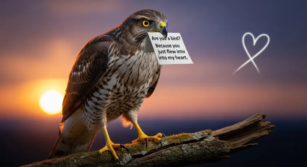 Romantic Hawk Pickup Lines