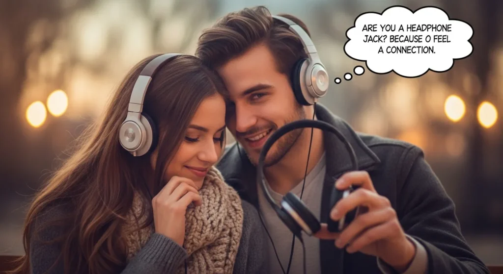 Romantic Headphone Pickup Lines