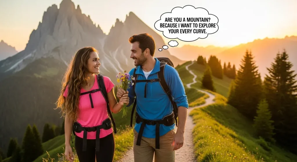 Romantic Hiking Pickup Lines