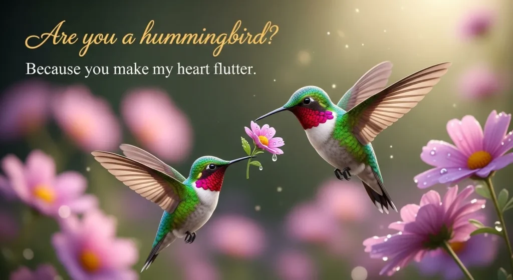 Romantic Hummingbird Pickup Lines