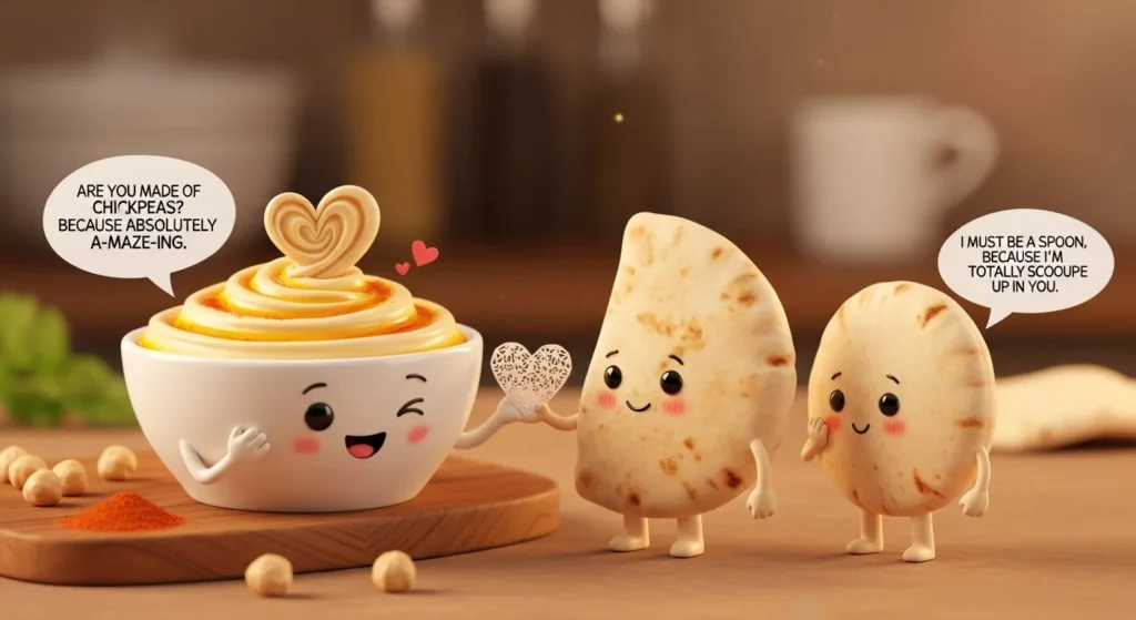 Romantic Hummus Pickup Lines 